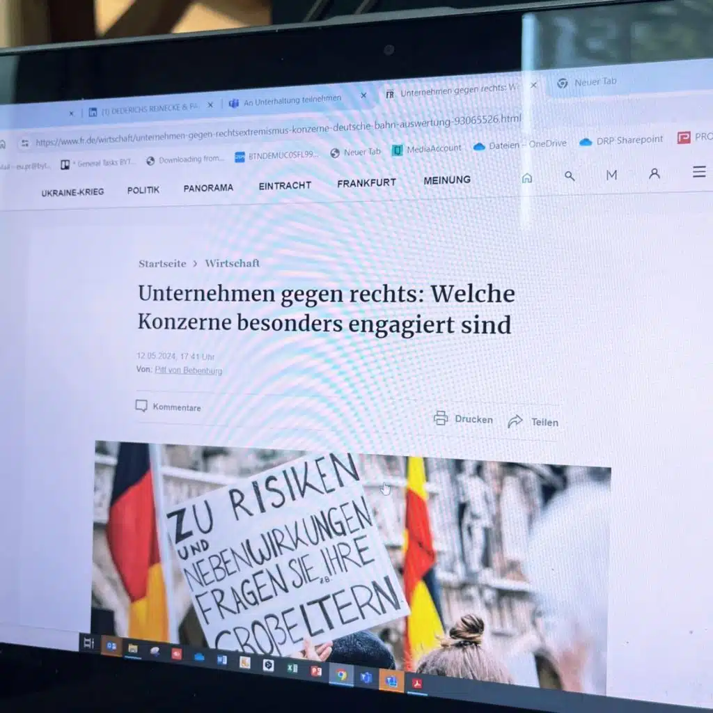 Kommunikationsprofis Gegen Demokratiefeindlichkeit: Deutsche Bahn Setzt Zeichen Gegn